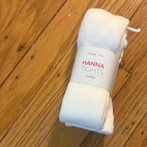 Hanna Andersson White Tights